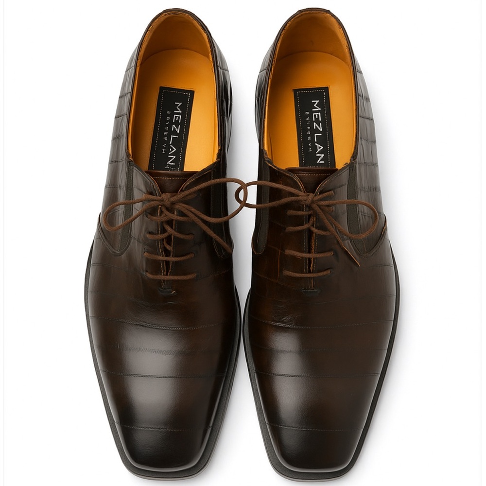 Mezlan Exotic Leather Oxford Shoes